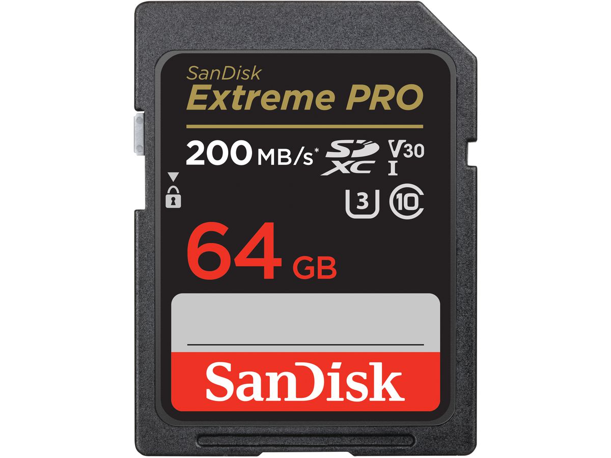 Sandisk SDXC Extreme Pro 200mb/s