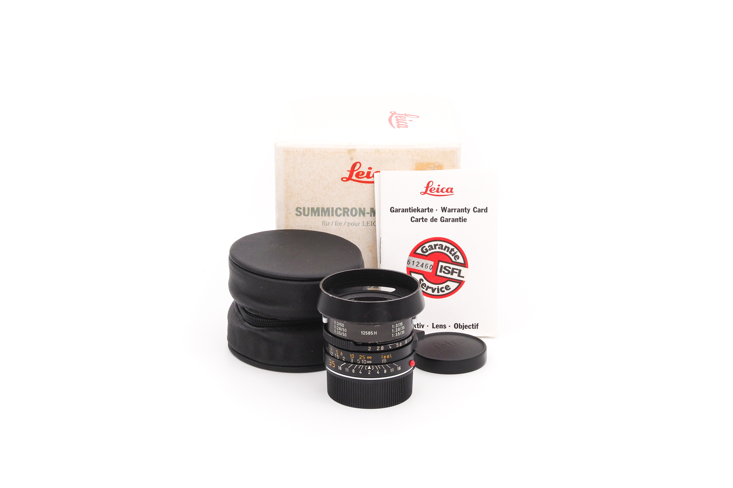 Leica 35mm f/2 Summicron-M Version IV "King Of Bokeh" 1990