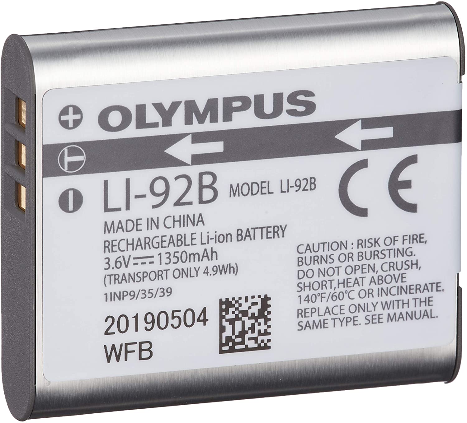 OM System LI-92B Lithium Ion Batterie