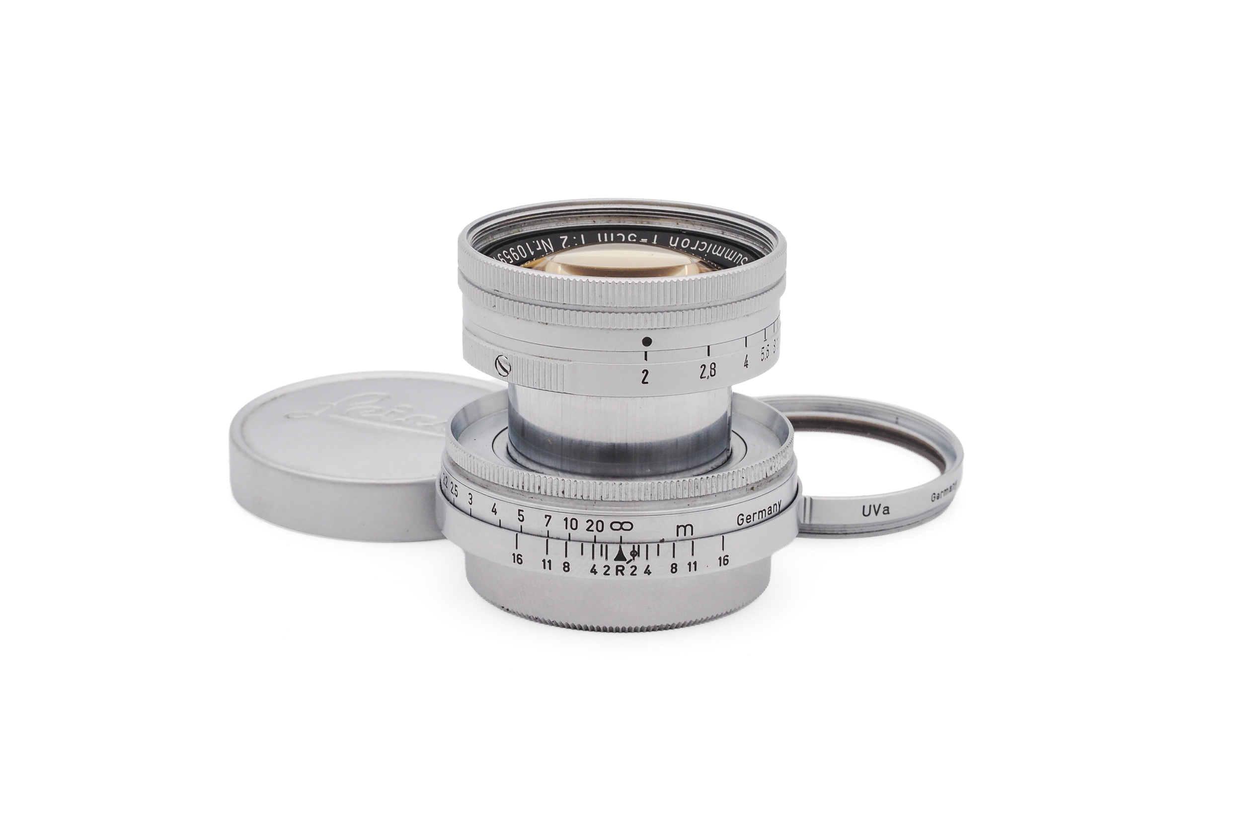 Leica 5cm f/2 Summicron Thorium M39 1953