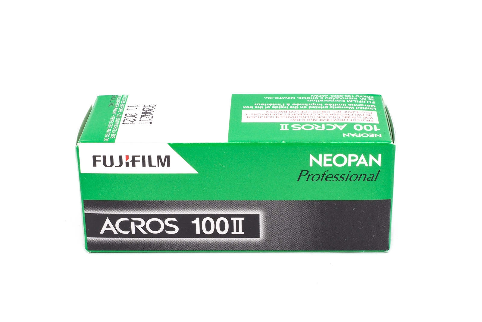 Fujifilm Neopan Acros 100 II 120 exp.date 6.26